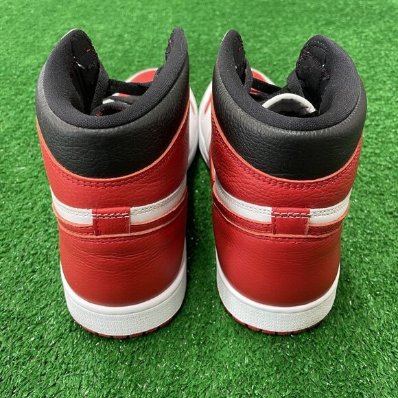 Nike Air Jordan 1 Retro High OG Mens Basketball Shoe White 555088-161 VNDS Sz 10 - Picture 5 of 7